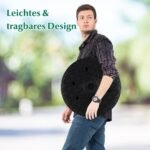 Aukštas reguliuojamas staliukas su skėčio anga (Juoda)