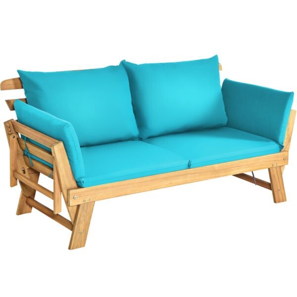 Akacijos medienos lauko sofa lova (Turkio)