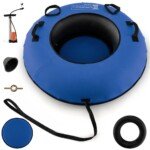 Pripučiamos rogutės 100 cm su nuimamu traukimo lynu ir pompa (Mėlyna)
