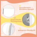 Vaikiškas papuošalų stovas su pilno ilgio veidrodžiu (Balta)