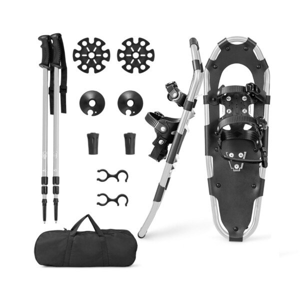 Sniego batai su teleskopinėmis lazdomis (Sidabrinė)