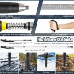 Sniego batai su teleskopinėmis lazdomis (Sidabrinė)