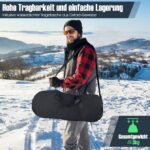 Universalūs sniegbačiai ir slidžių lazdos (Mėlyna)