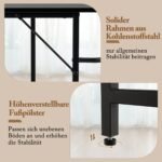 L formos kampinis rašomasis stalas su lentynomis (Juoda)