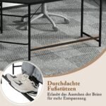 L formos kampinis rašomasis stalas su lentynomis (Juoda)