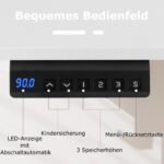 Elektrinis reguliuojamo aukščio rašomasis stalas 120x60 cm (Balta)