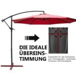 Stabili skėčio laikiklio bazė ratukais (Juoda)