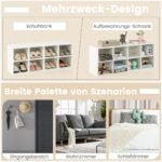 Medinė batų spinta su sėdimąja dalimi 230 kg svorio (Balta)