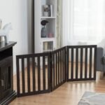 Sulankstomi mediniai atitvarai smulkiems gyvūnams 3 panelės 60 cm aukščio (Ruda)