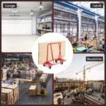 Transportavimo vežimėlis 350 kg (Raudona)