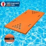 Plaukiojantis žaidimų bei poilsio kilimėlis (Oranžinė)