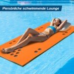 Plaukiojantis žaidimų bei poilsio kilimėlis (Oranžinė)