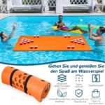Plaukiojantis žaidimų bei poilsio kilimėlis (Oranžinė)