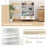 Kredencas su dviem durelėm ir dviem stalčiais (Balta)