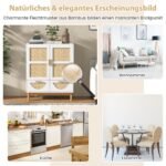 Kredencas su dviem durelėm ir dviem stalčiais (Balta)