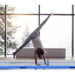 Pripučiama gimnastikos irklentė (Mėlyna)