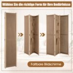 Erdvės daliklis su 4 kišenėmis ir 2 kabliukais (Natūrali)