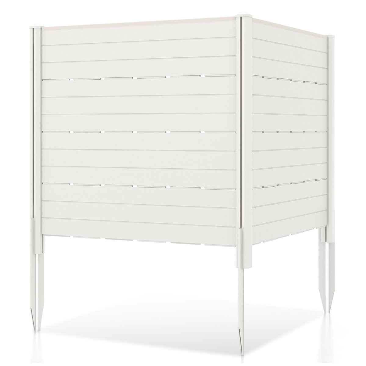 sichtschutzzaun-schwimmbadzaun-np11573wh_1_ Privatumo pertvara lauko erdvėms 2 panelės 120 x 115 cm (Balta)