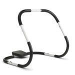 Universalus pilvo preso treniruoklis su galvos atrama (Juoda ir balta)