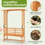 Sodo arka su suoliuku ir atramine tvorele (Geltona)