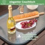 Lauko baldų komplektas su pagalvėmis (Mėlyna)