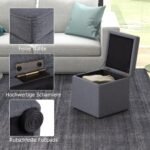 Laikymo dėžė su sėdyne 40x40 cm (Pilka)