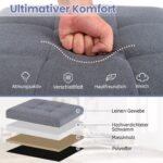 Laikymo dėžė su sėdyne 40x40 cm (Pilka)