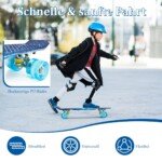 Mini riedlentė 56 cm su PU ratukais (Mėlyna)