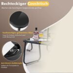 Lauko baldų komplektas: staliukas dvi kėdės ir dvivietė sofa (Juoda)