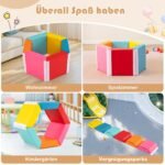 Vaikiški putplasčio blokeliai su nuimamomis poliuretano dangomis (Spalvotas)