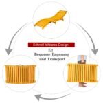Ergonomiškas medinis lauko gultas su atlošu (Natūrali)