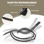 Lauko supamasis gultas su galvos atrama ir kvėpuojančiu užvalkalu (Pilka)