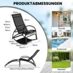 Transformuojamas lauko krėslas turintis 4 padėtis atlošiantis (Pilka)