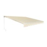 Atlenkiama markizė balkonui 3 6 x 3 m (Smėlio)