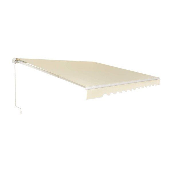 Atlenkiama markizė balkonui 3 6 x 3 m (Smėlio)