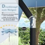 Kiemo skėtis su rankena ir pasvirimo funkcija (Jūros mėlyna)