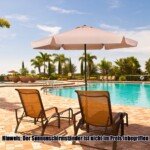 Pakabinamas skėtis nuo saulės su vėjo anga Ø300 cm (Smėlio)