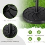 Stiprus 18 kg skėčio stovas (Juoda)