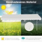 Aukščio reguliuojama markizė be gręžimo atspari UV spinduliams (Smėlio)