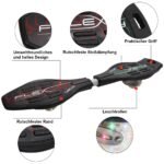 Manevringas Waveboardas su šviečiančiais ratukais (Juoda)