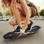 Waveboard riedlentė su šviečiančiais ratukais (Rožinė)