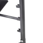 Daugiafunkcinis treniruočių suoliukas su štanga (Juoda)