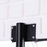 Mobilus reguliuojamo aukščio krepšinio stovas (Raudona ir juoda)