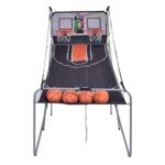 Dvigubas sulankstomas arkadinis krepšinio žaidimas (Juoda)