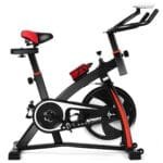 Stacionarus dviratis su 10 kg smagratu (Raudona ir juoda)