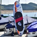 Pripučiama irklentė (SUP lenta) 300 x 76 x 15 cm su komplektu