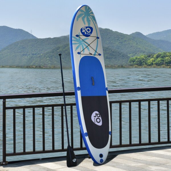 Pripučiamos irklentės komplektas 330 x 76 x 15 cm (Mėlyna)