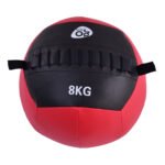 Profesionalus medicininis kamuolys Wall Ball treniruotėms (Raudona ir juoda)