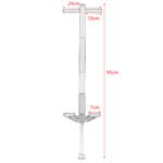 Pogo Stick šokinėjimo lazda su tvirta plienine konstrukcija (Oranžinė)