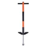 Pogo Stick šokinėjimo lazda su tvirta plienine konstrukcija (Oranžinė)